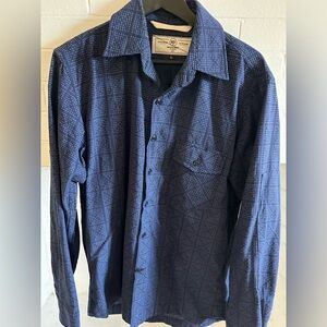 Rogue Territory. Size L. Sashiko Indigo Shirt.